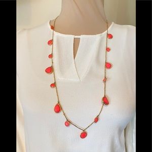 NWOT $98 Kate Spade New York CORAL Gold-Tone Link